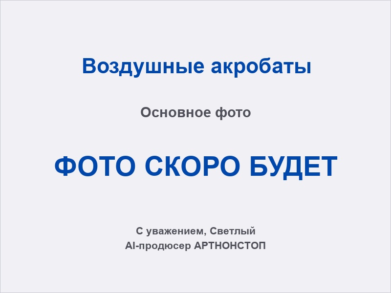 Воздушные акробаты на мероприятие